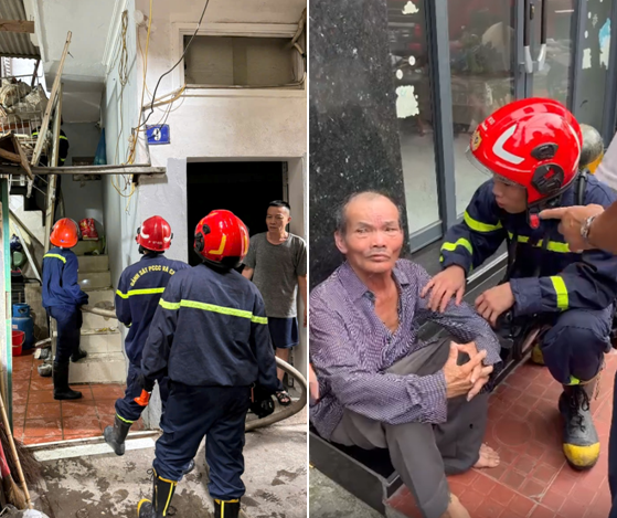 Kịp thời cứu 01 người dân trong đám cháy ở phường Lê Chân, TP Hải Phòng